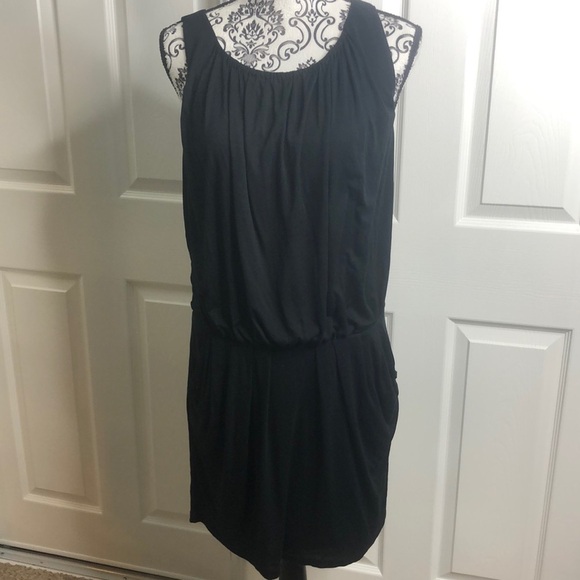 BCBG Maxazria Black Slouch Dress S Pockets - Picture 2 of 8